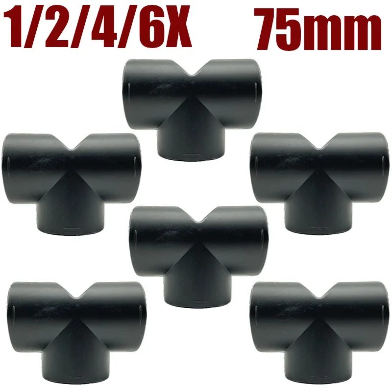 

1/2/4/6X 75 мм/2,95 "дизельный стояночный обогреватель, воздуховод, Т-образная труба, выпускной соединитель, столярный элемент для автомобиля, грузовика, кемпера, фургона