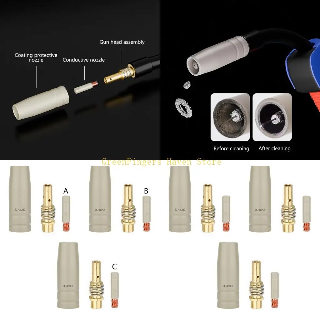 

F68D 3pcs 15AK Efficient Conductivity Welding Fittings With Excellent Durability For Various Industrial And Home Applications