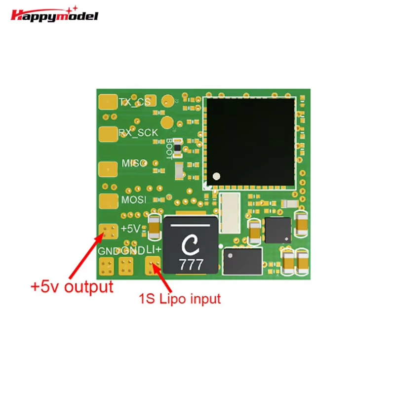 HappyModel Mobula7 1S HD FPV Tinywhoop Drone Replacement Openlager Blackbox Voltage Booster Module for Betaflight Gyroflow