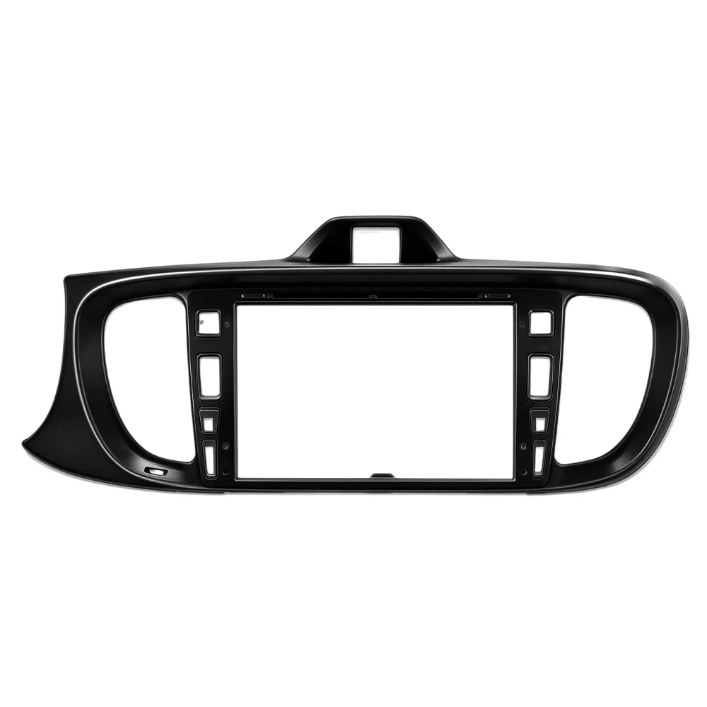 9 Inch Car Stereo Dashboard Frame Compatible with For KIA PEGAS LHD 2017+ Radio Navigation Panel Mounting Frame