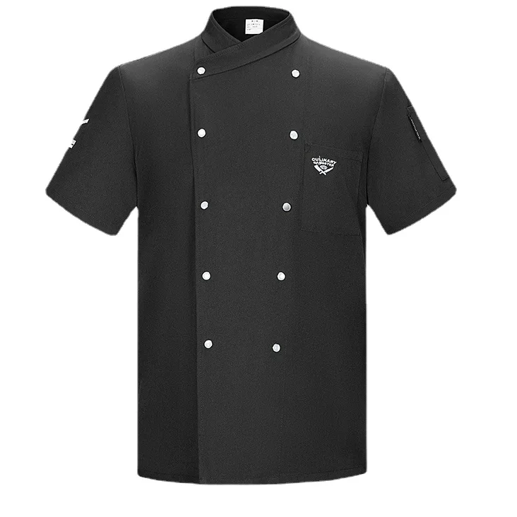 Uomo donna Chef Uniform Catering Restaurant Chef Jacket Cooking Workwear Coffee Shop cameriere Uniform