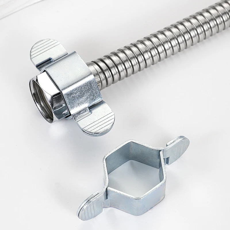 Clé à grand angle détachable 1/10 pièces |   Outil pour tuyaux ondulés à 4 points |   Professionnel pour la réparation du tuyau et du robinet de chauffe-eau