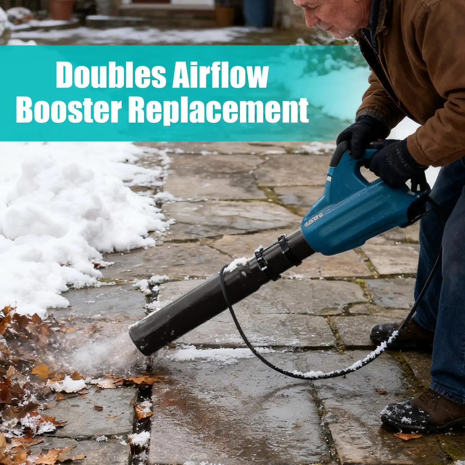 

Electric Leaf Blower attachment Fallen Leaves Dust Snow Cleaning Tool Airflow Booster Replacement parts For Yard Garden