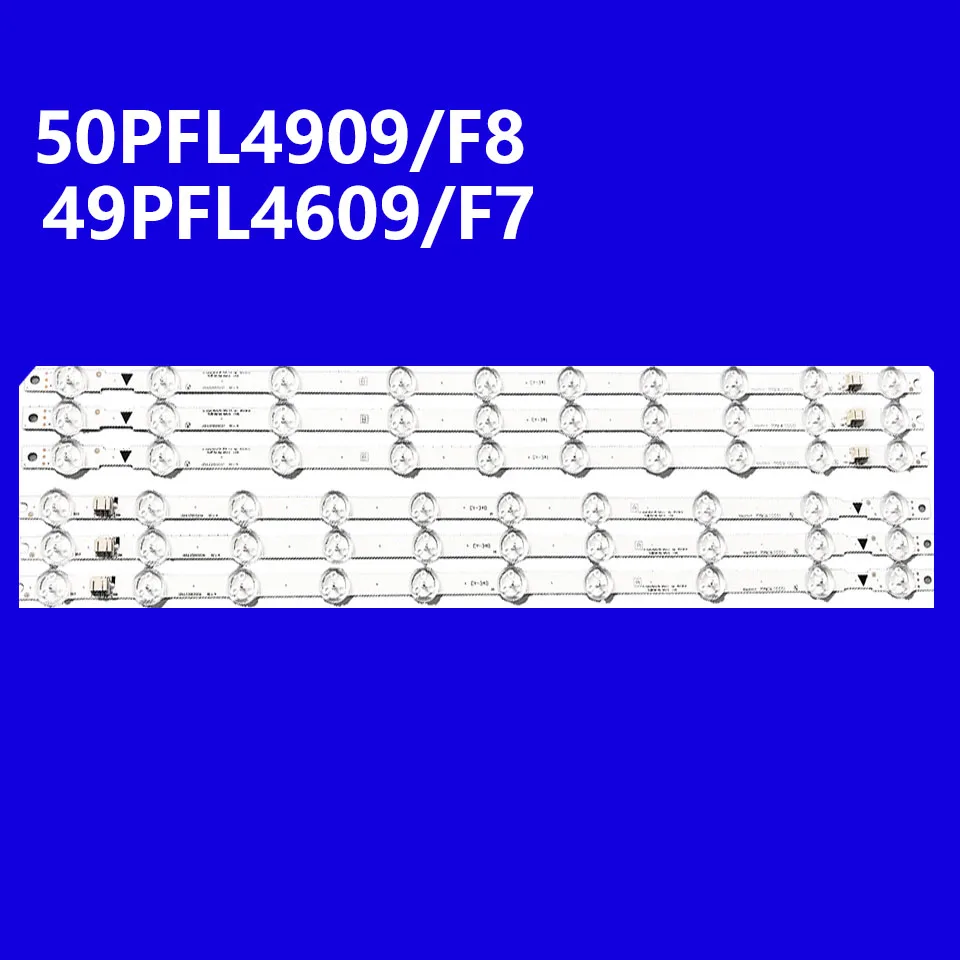 

Светодиодная лента подсветки 3В для UDULED0GS037 UDULED0GS036 REV.A 50W20S1P INNOTEK 50INCH NDF REV0.0_B/A TYPE 50PFL4909/F8 49PFL4609/F7