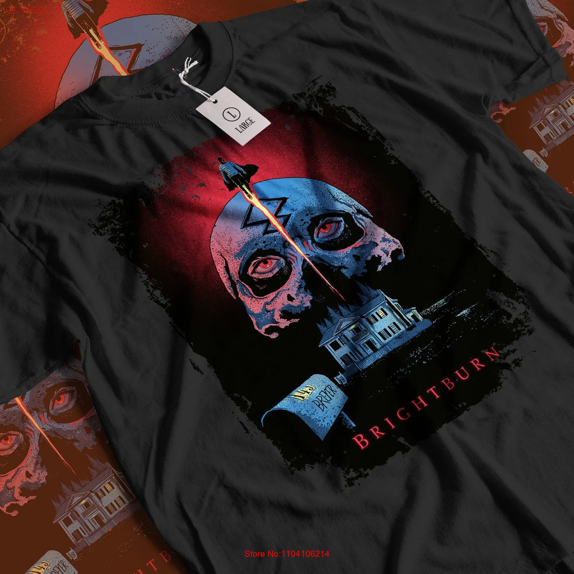 Aesthetic Brightburn Vintage Movie Streetwear  T Shirt long or short sleeves