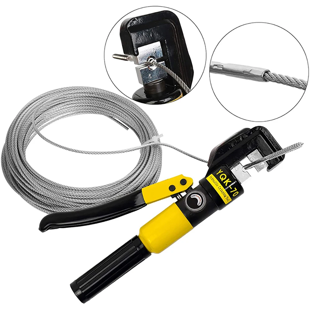 Hydraulic Crimping Tool Hydraulic Crimping Plier Hydraulic Compression Tools YQK-70 YQK-120 Range 4-70mm Pressure 6T 8T