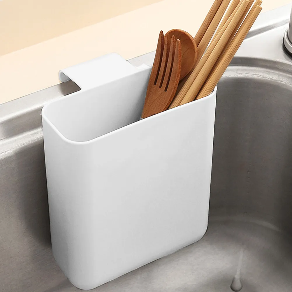 

2Pcs Sink Drain Storage Basket Heavy Duty Kitchen Draining Basket for Chopsticks Spoons Vegetables Fruit Waste Filter Hanging