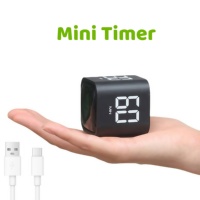 Kitchen Digital Timer with Magnetic Back & Silent Mode, Countdown Clock for Cooking/Office | Manual Time Management Alarm Clock
