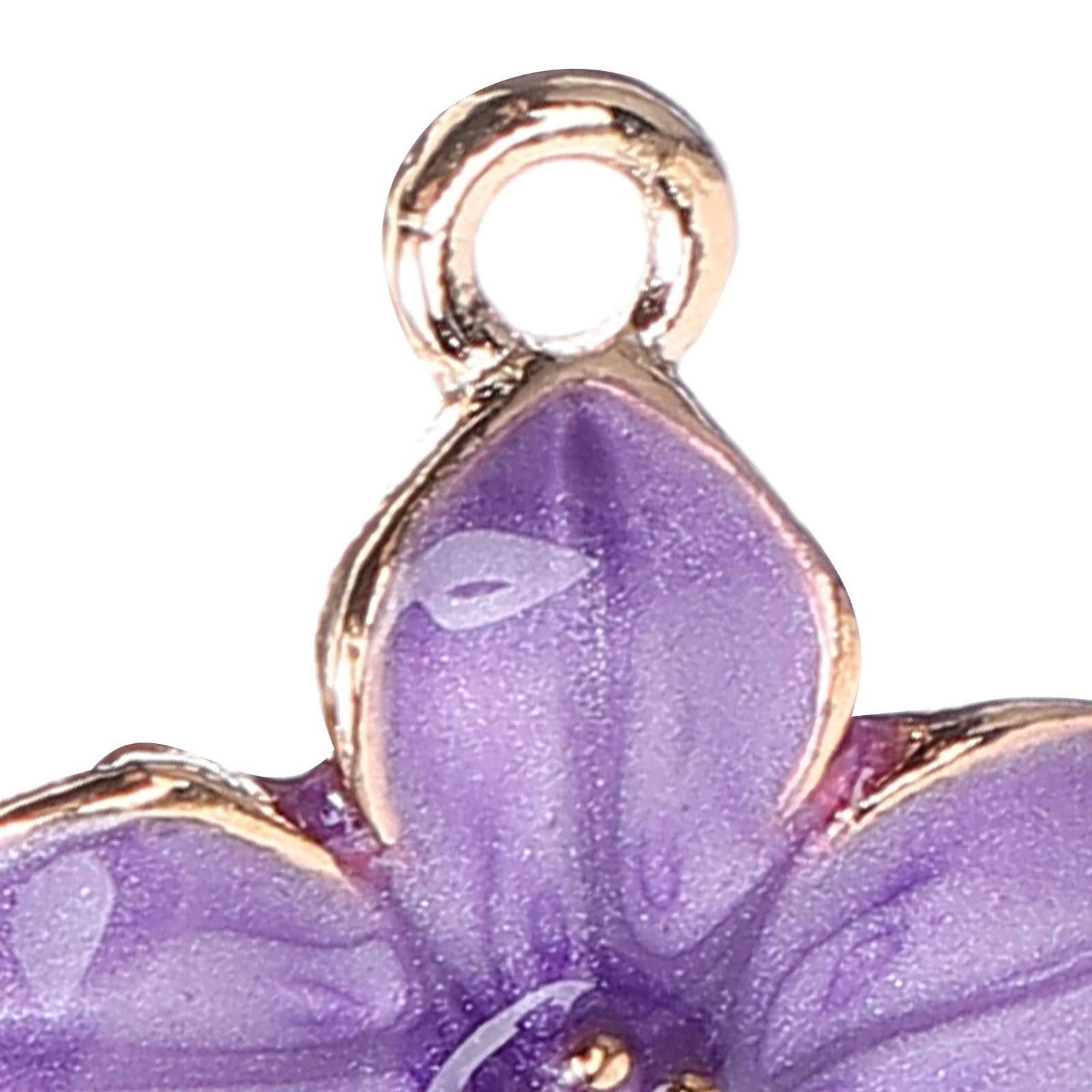 50Pcs Alloy Cherry Blossom Flower Pendant Charms DIY Jewelry Making Necklace Bracelet Craft Decorative Accessories