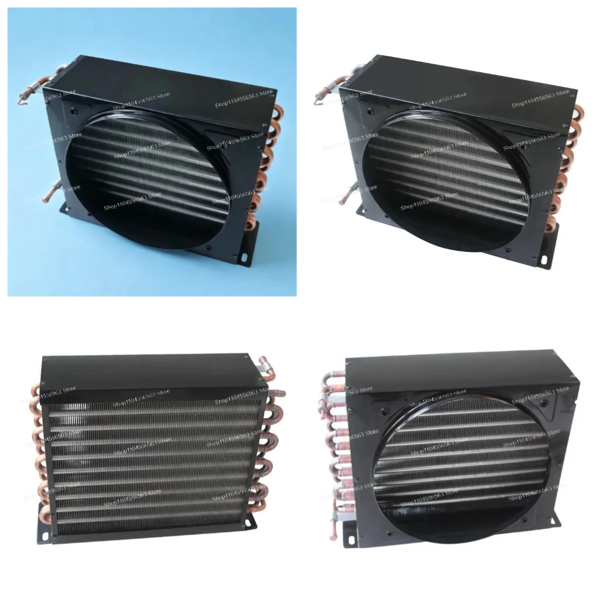 Copper Tube Aluminum Fin Condenser Coil, Fin Heat Exchanger for Refrigerator Freezer AC Air Conditioner Radiator