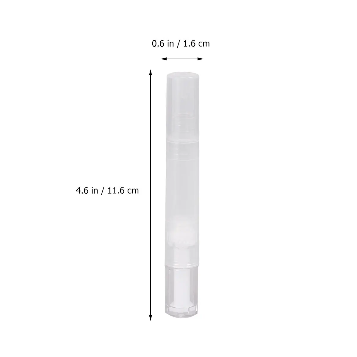 3Pcs Double Eyelid Setting Pen Rotating Design Natural Material Safe Eyelid Shaper Long Wear Makeup Tool Plastic Transparent Pen