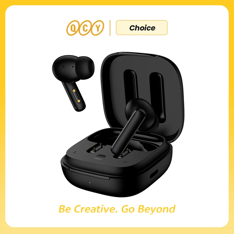 QCY T13 ANC 이어폰 Bluetooth 5.3 능동형 소음 제거 무선 헤드폰 4 마이크 ENC TWS 이어 버드 0.068s 낮은 대기 시간 30Hrs