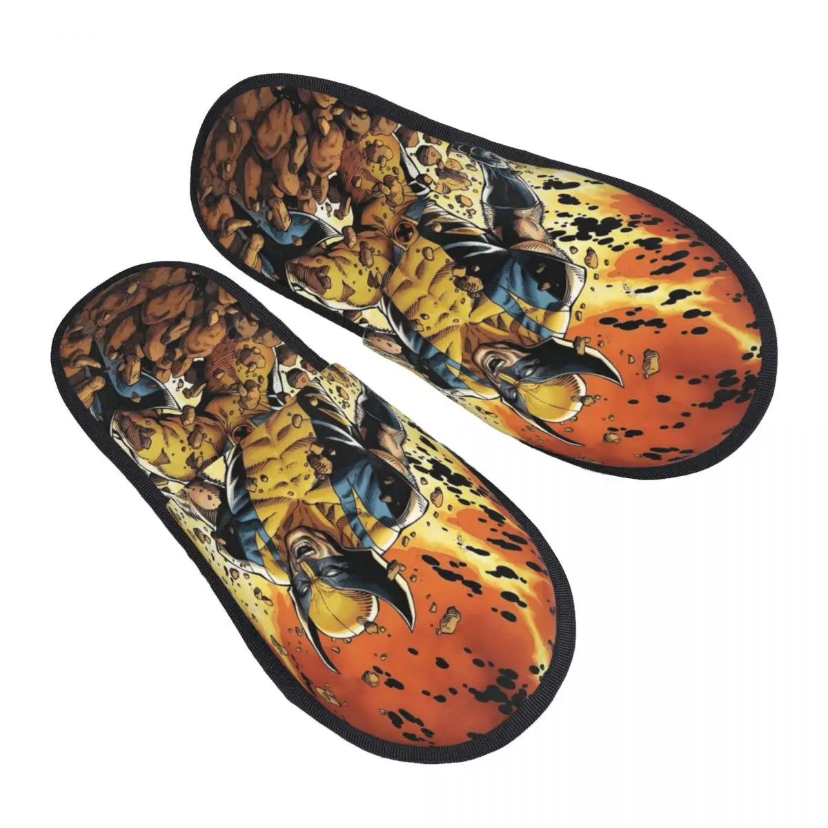 

Изготовленные на заказ росомаха, мягкие домашние тапочки из пены с эффектом памяти, женские удобные теплые нескользящие тапочки с анимацией комиксов