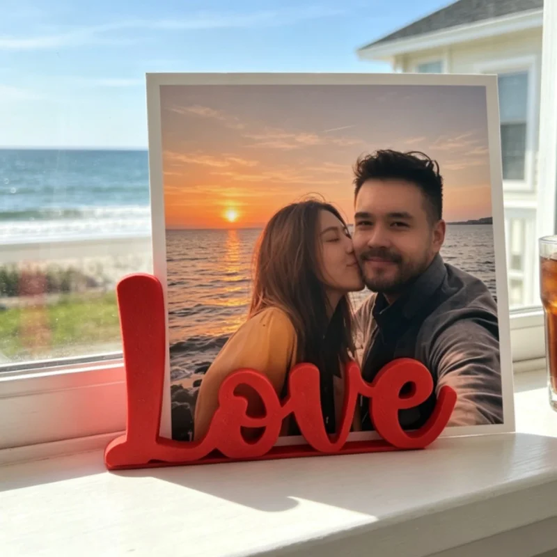 

New Hot Sale "LOVE" English Letters PVC Figurines Desktop Decoration Mini Party Ornament For Valentine'S Day Wedding