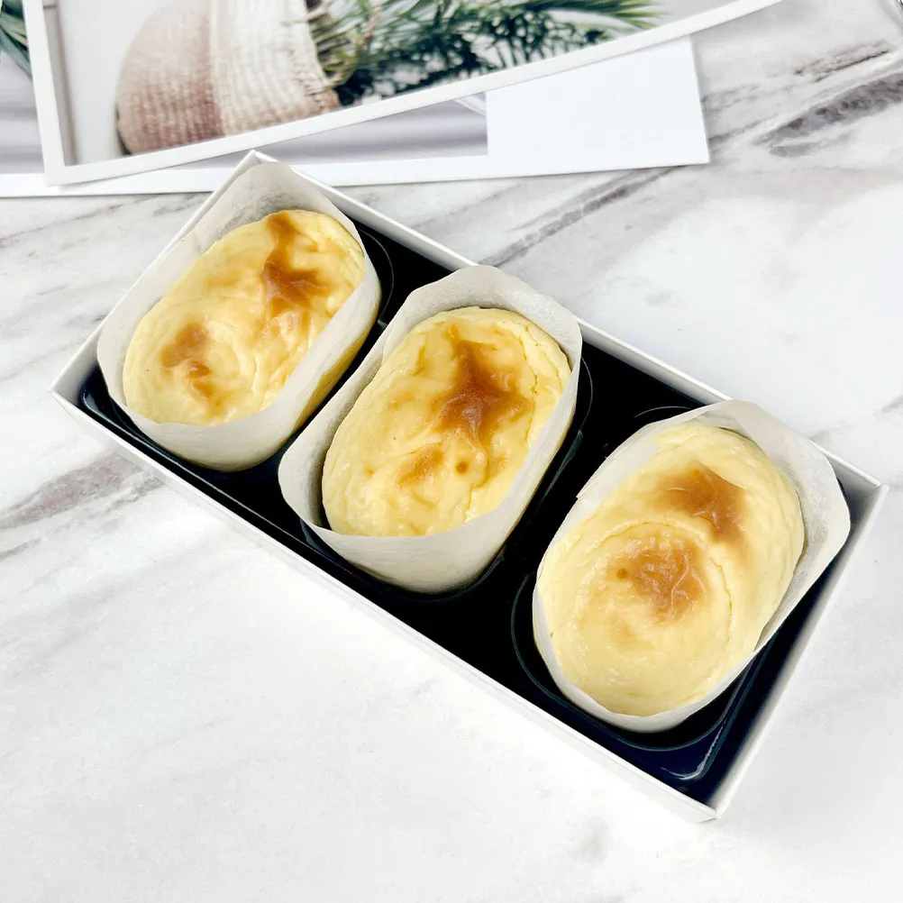 100Pcs Semi-Cooked Cheese Parchment Paper Circles 19x3cm Nonstick Baking Pan Liners Ideal for Chiffon Cake Mousse Basque