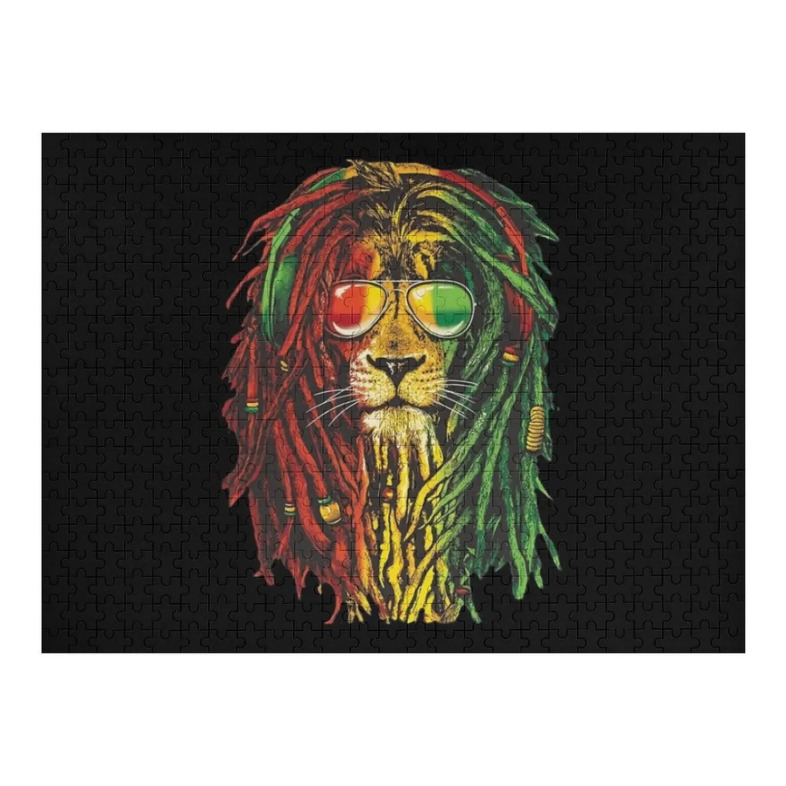 

Bob Marley Rasta Lion Art for Reggae Lover Jigsaw Puzzle Christmas Toys Personalized Personalized Child Gift Puzzle