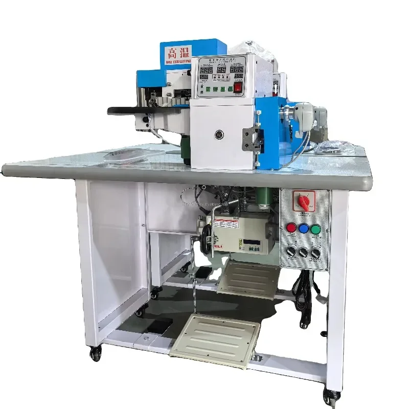 

Bags and Suitcases Notebook Automatic Gluing Folding Machine Leather Upper Hot Melt Leather Edge Folding Machine Gluing Machine