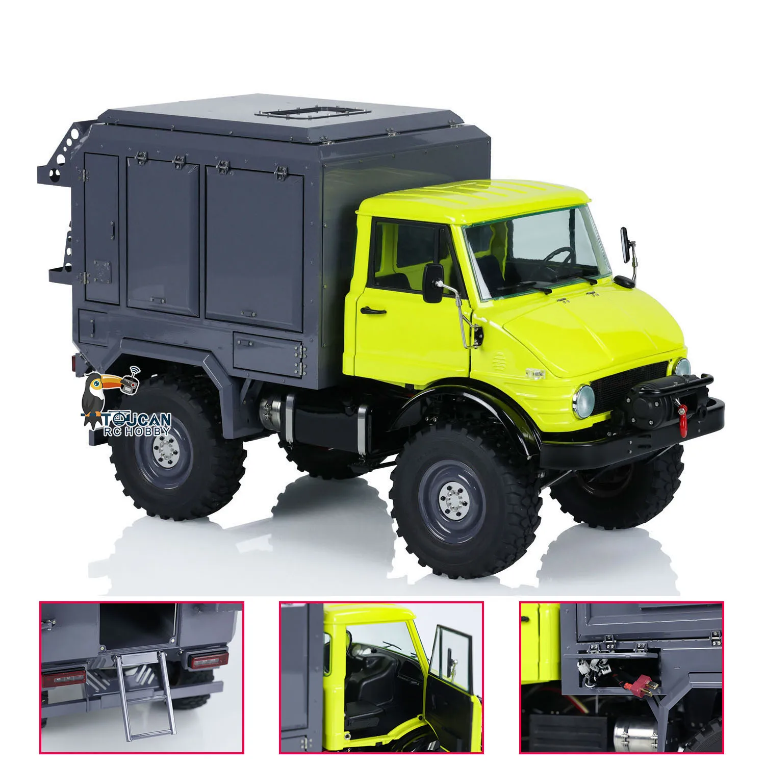 Pre-sale Toy LESU 1/10 RC Off-Road 4X4 U406 Vehicles Painted Assembled Radio Control Car Toucan Mini Trucks Sound Light for Boys