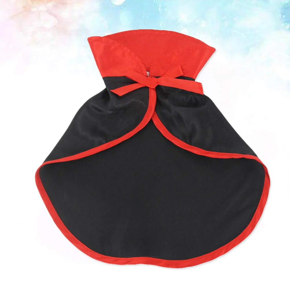 

Red Cat Halloween Cape Pet Costume Comfortable Material Cosplay Party Evil Vampire Cloak Pet Halloween Accessories