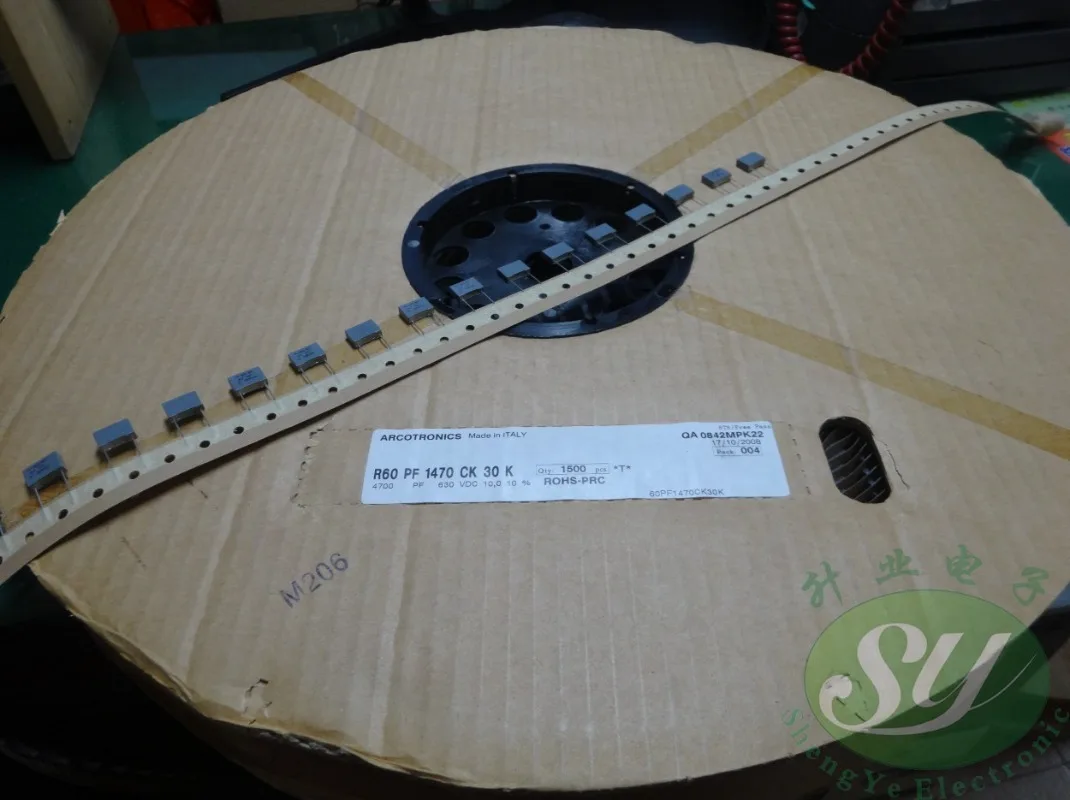 10PCS AV R60 0.0047uf/630V 4.7nf 4700pf 4n7 472 New film capacitor 10MM