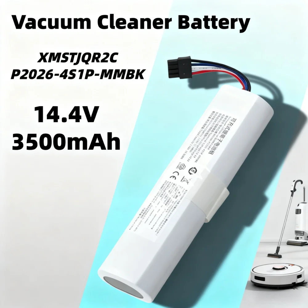 

P2026-4S1P-MMBK 14.4V 3500mAh For Vacuum Mop 2C XMSTJQR2C/Xiaomi Trover Robot LDS Vacuum Mop Finder RLS3 Vacuum Cleaner Battery