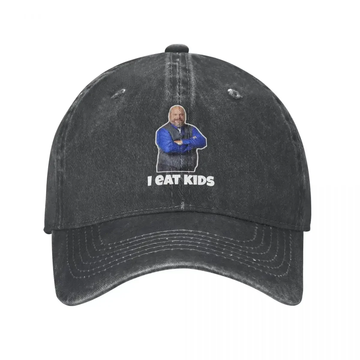 New Fashion Bertram Eats BOY Baseball Cap Unisex Distressed Denim Headwear I Eat Outdoor All Seasons Adjustable Fit Caps HAT