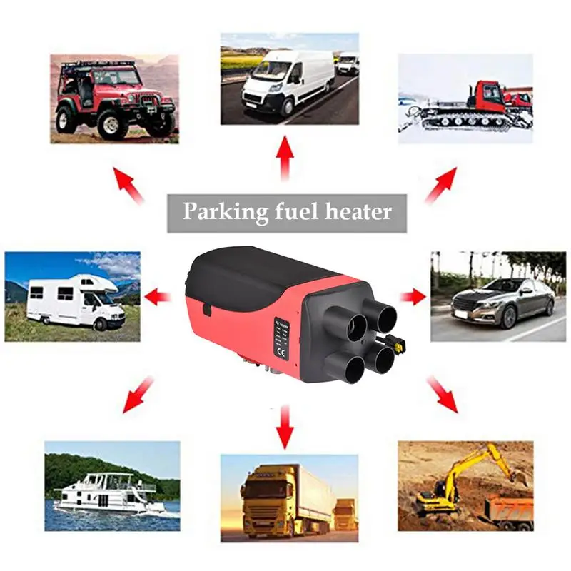 Autonomous 12V/24V 8KW Car Heater Diesel Parking Air Heaters Set with LCD Display Heater Kit For Auto Truck Supplies