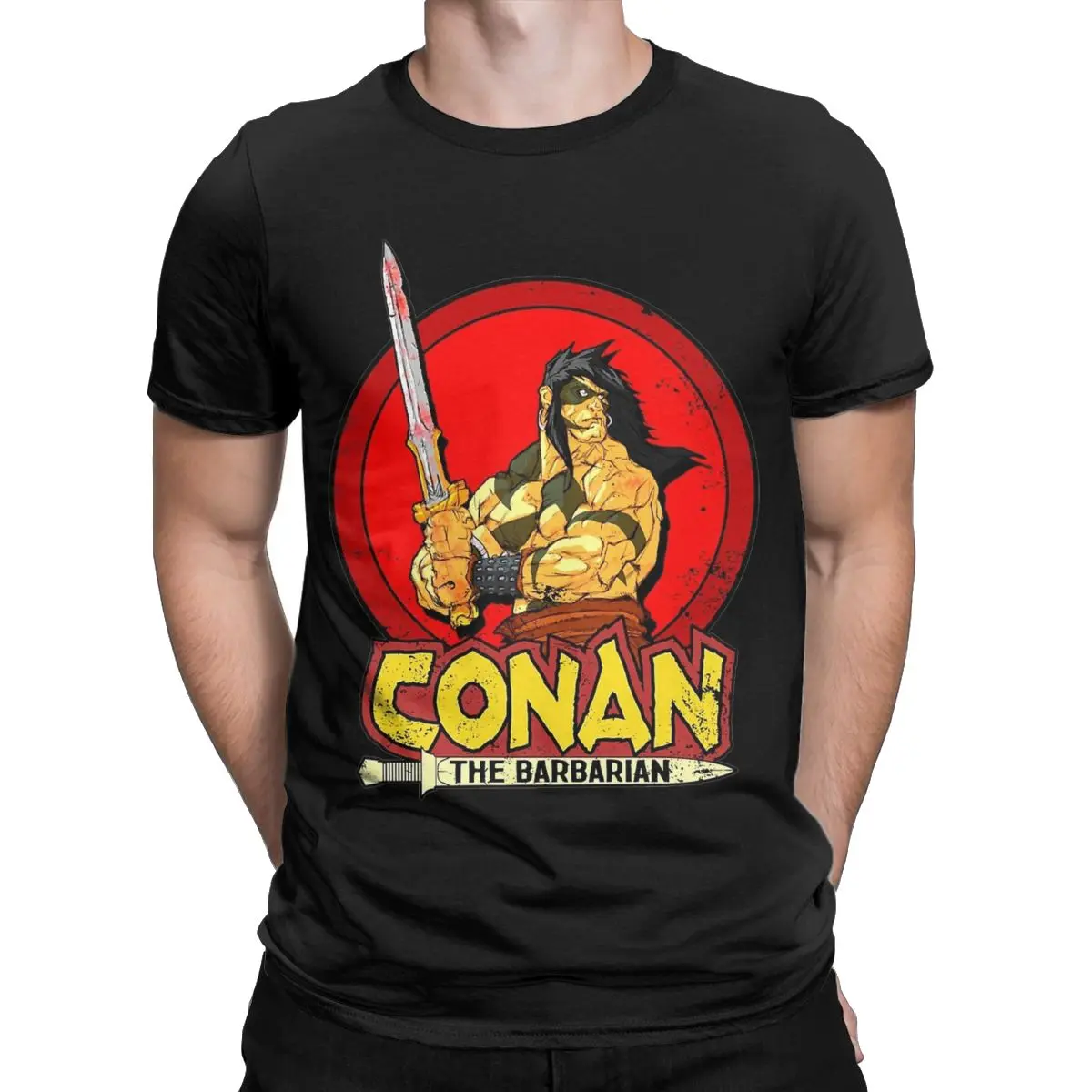 Summer Men Women's Conan The Barbarian Shirt Apparel 100% Cotton Tops T-shirt Vintage Tee Shirt