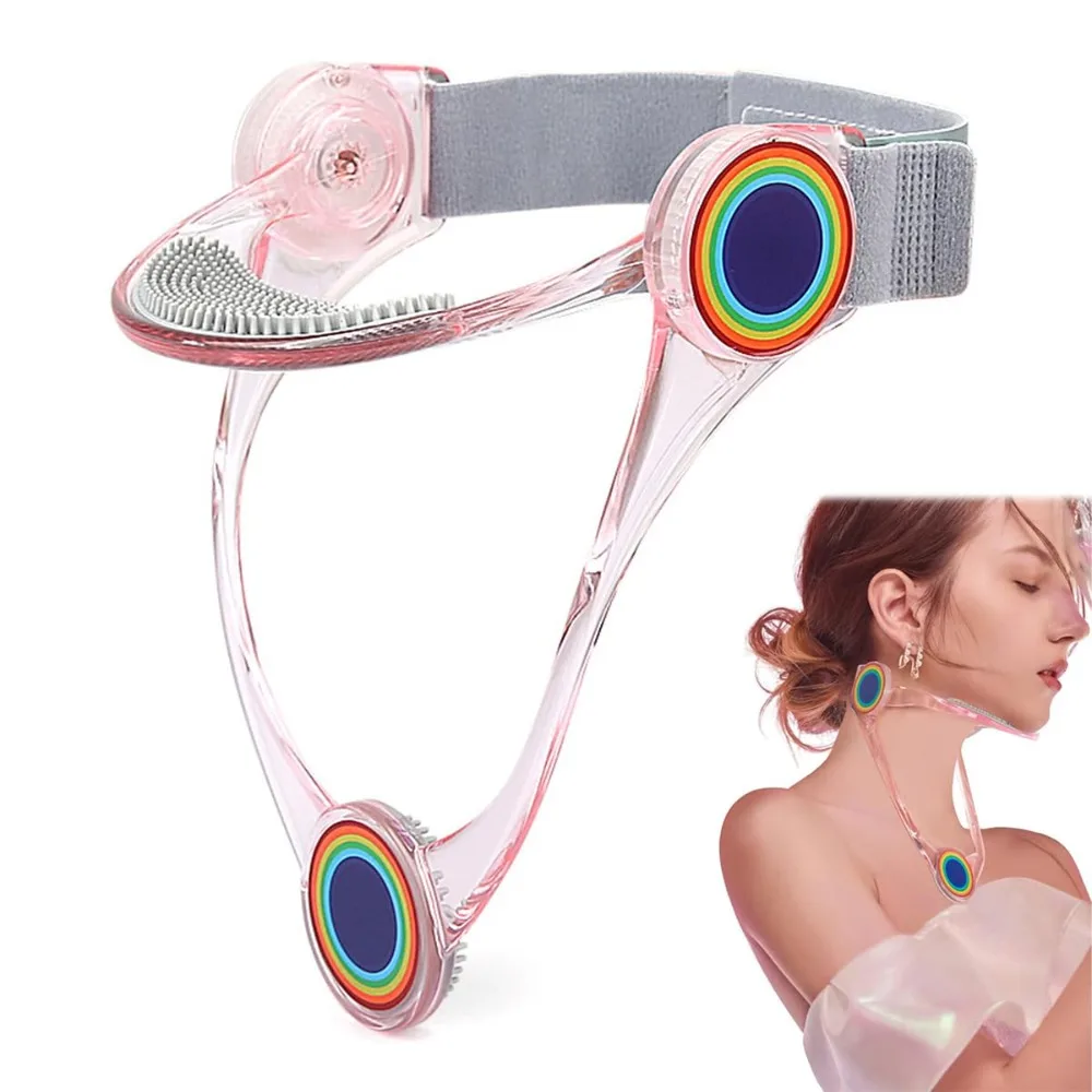 

Adjustable Neck Brace TPU Foldable Posture Corrector Cervical Spine Relief Neck Correction Neck Traction Device Office and Home