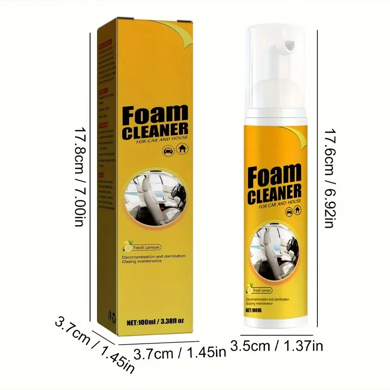 1or3PCS Multi-Functional Foam Cleaner Set: Wash for Automotive Interior  Upholstery Plastic Instrument Panel Steering Wheel parts - AliExpress 34