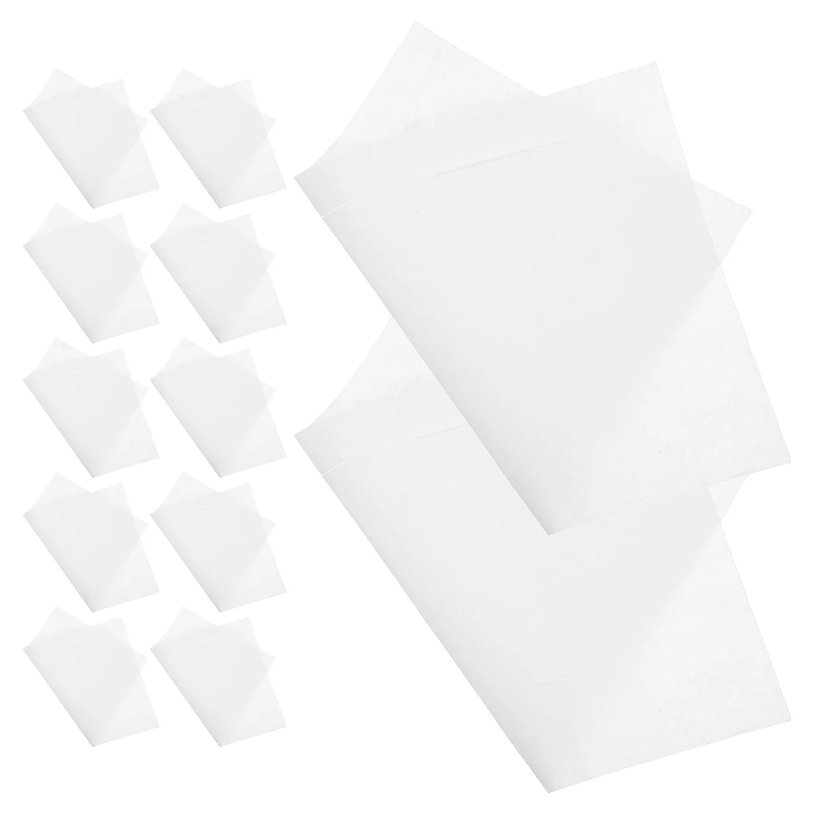 100PCS Clear Plastic Envelopes Self Adhesive Packing Slip Pouches Shipping Label Sleeves Document Holder Storage Bags