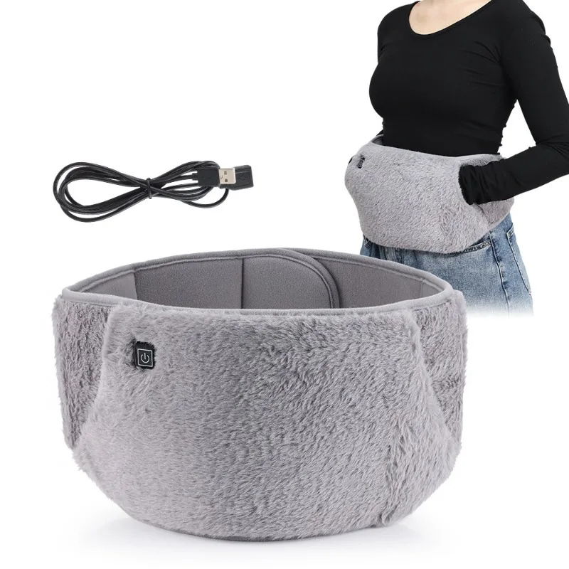 3 Levels Electric Graphene Heating Pad Cold-Proof Uterine Belt Cold-Proof Hand Waist Warming Pad USB Recharging Abdominal Warmer