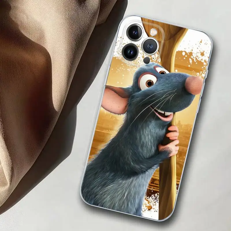 Disney Remy Ratatouille Phone Case For iPhone 14 13 12 Mini 11 Pro XS Max X XR SE 6 7 8 Plus Soft Silicone Cover