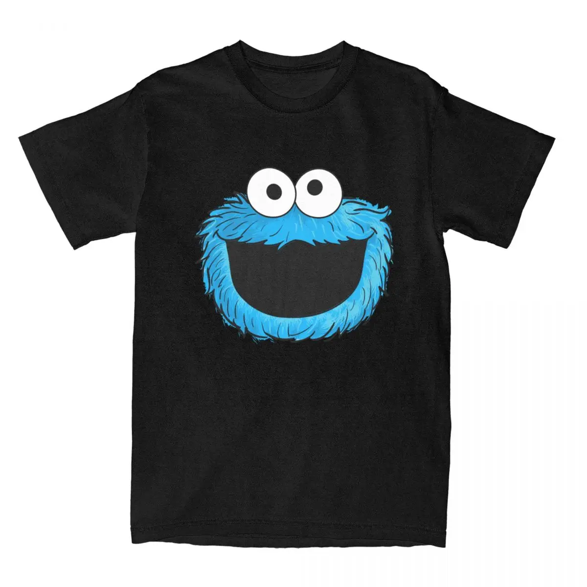 Men Women Cookies Monsters Heads T Shirts Merch 100% Cotton T-shirt Clothing Funny Tee Shirt All Seasons