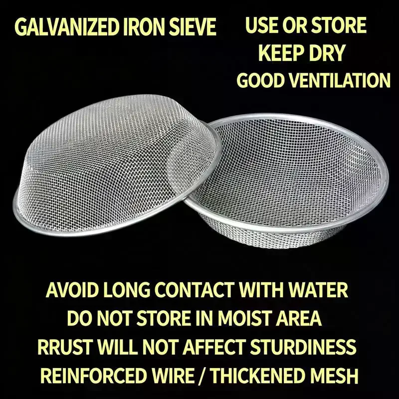 ตะแกรงร่อนดินแบบตาข่ายคู่ ขนาด - Garden Sieve Soil บทวิจารณ์และราคา