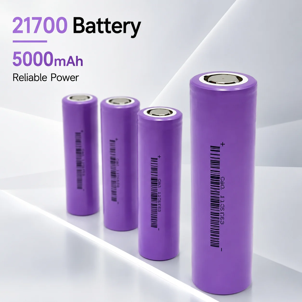 5000mAh 3C BAK 21700 Rechargeable Lithium Battery Large Capacity Cell Suitable for Electric Vehicle and Portable Power Bank Use