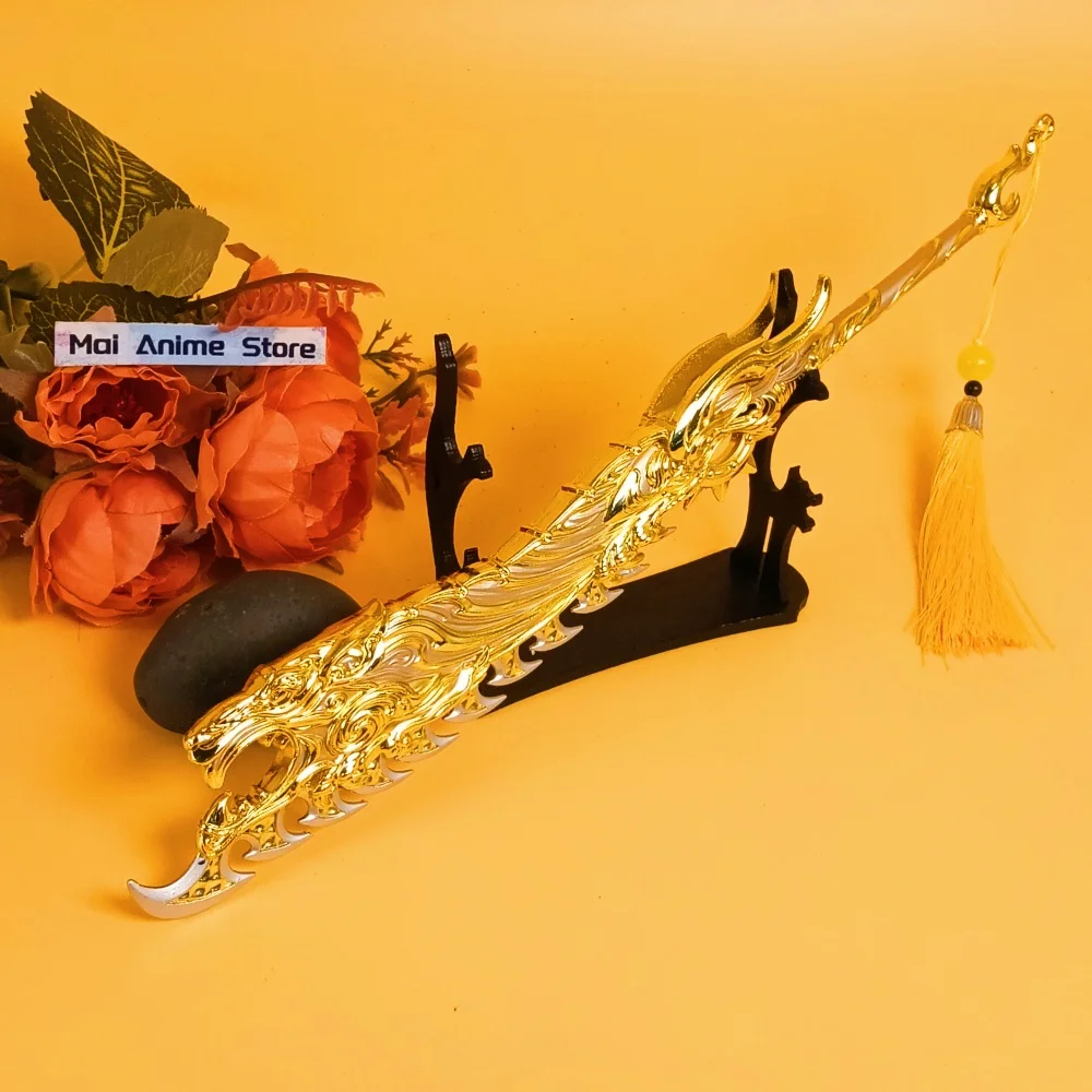 11 بوصة معدنية ناراكا بليدبوينت كاتانا الأصلي الساموراي صابر الصلب السيف Ainme الحجم الحقيقي اليابانية كاتانا دمشق السيف لعبة هدية #1