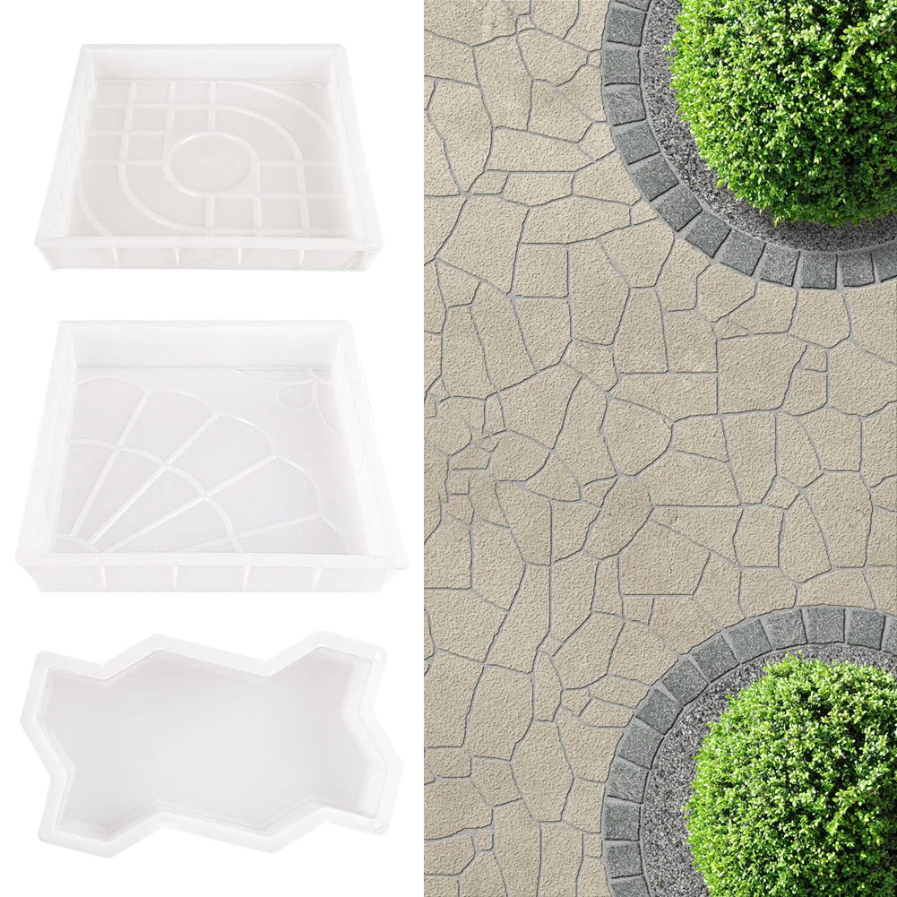 Garden Pavement DIY Manually Propylene Paving Cement Concrete Mould