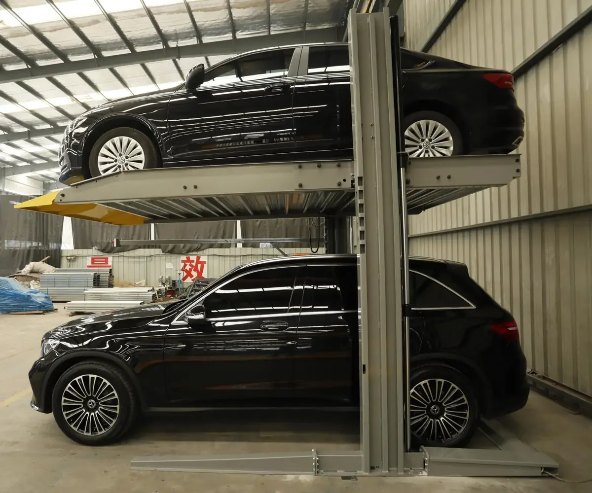 Simple parking lift 2 levels vertical car parking lift/Vertical parking system