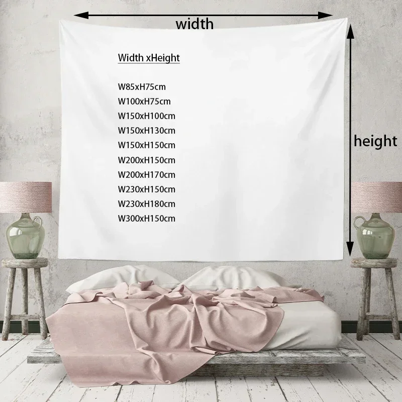 Christmas Day party decoration background cloth outside the window Christmas tree snow scene tapestry suitable for home outdoor