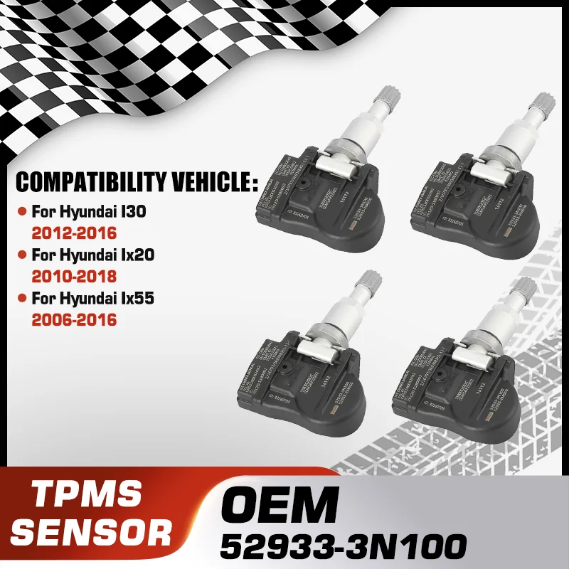 Для Hyundai I30 2012-2016 Hyundai Ix20 2010-2018 Hyundai Ix55 2006-2016 TPMS датчик давления в шинах система мониторинга 52933-3N100 Для Hyundai I30 2012-2016 Hyundai Ix20 2010-2018 Hyundai Ix55 2006-2016 TPMS датчик давления в шинах система мониторинга 52933-3N100