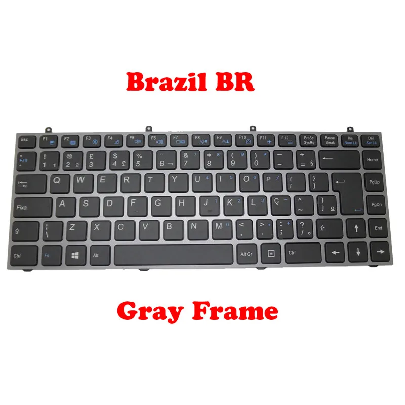 Laptop Keyboard For CLEVO W230ST W230 W230SD W230SS Arabia AR Farsi FS Brazil BR French FR German GR Italy IT Japanese JP