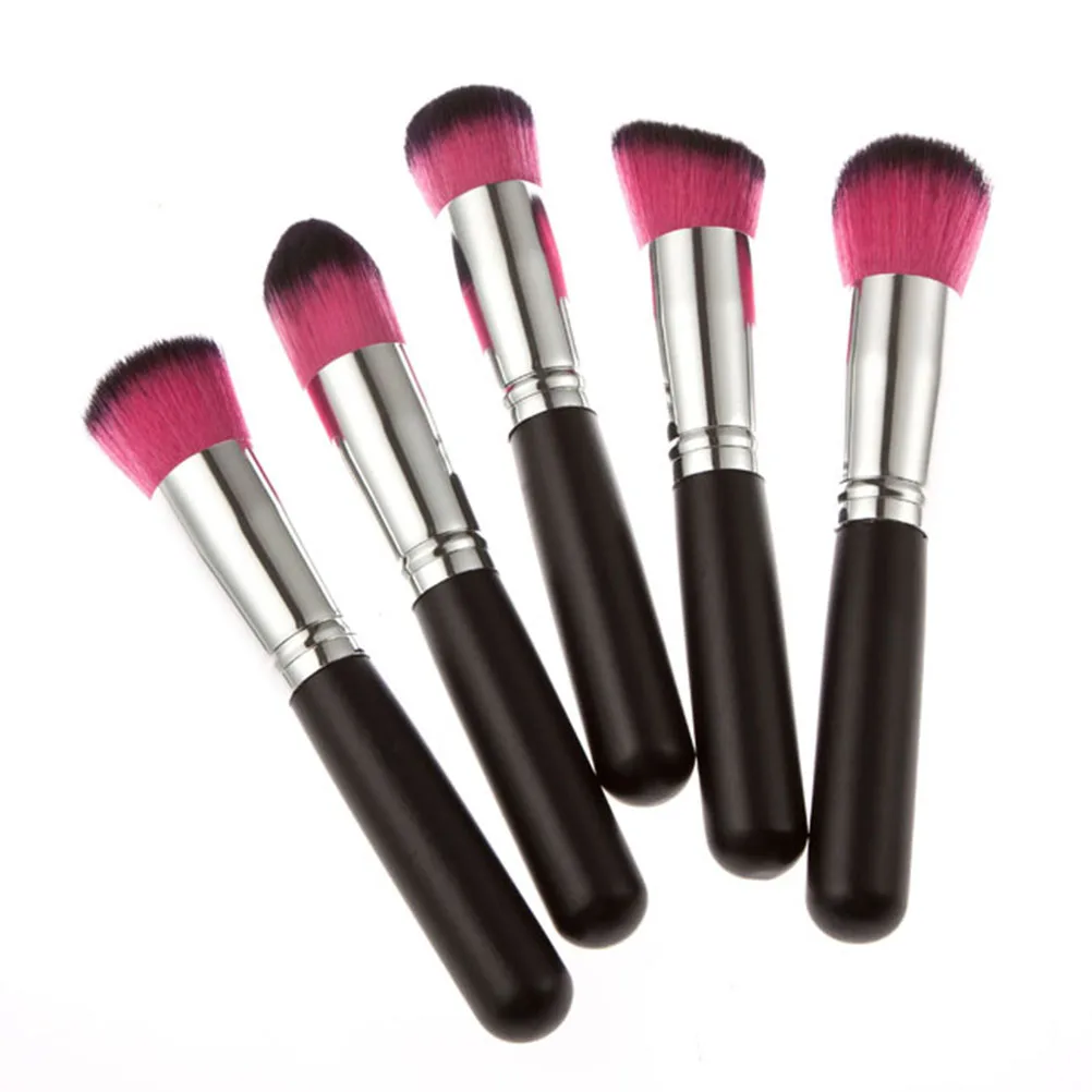 10pcs Makeup Brush Set Synthetic High Density Soft Tools For Foundation Blending Blush Face Application Kit