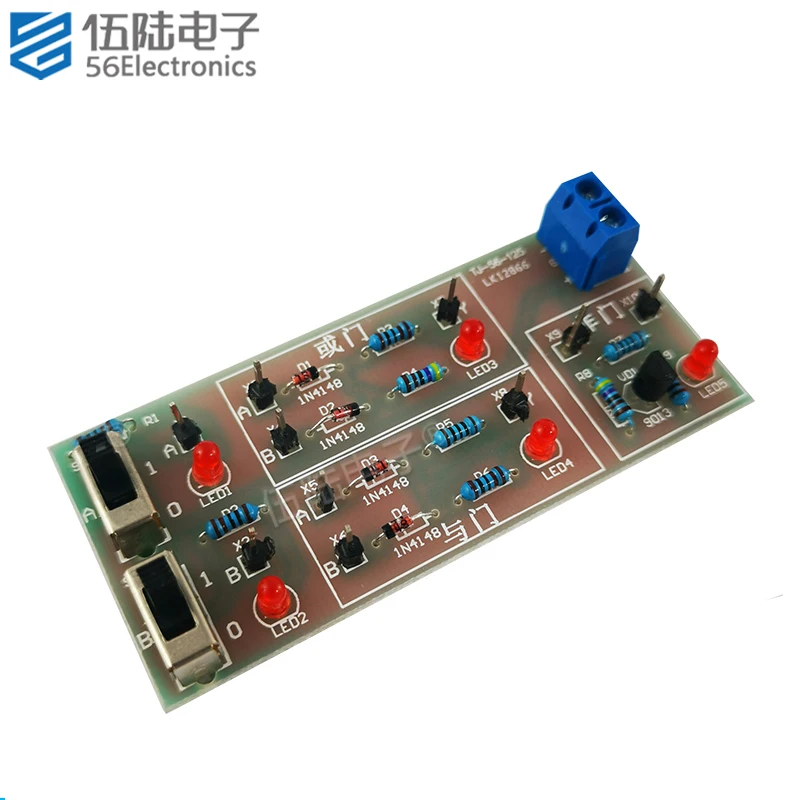 Kit Circuito Portão Componentes Discretos Peças sobressalentes DIY Kit Eletrônico Soldagem e Montagem Componentes