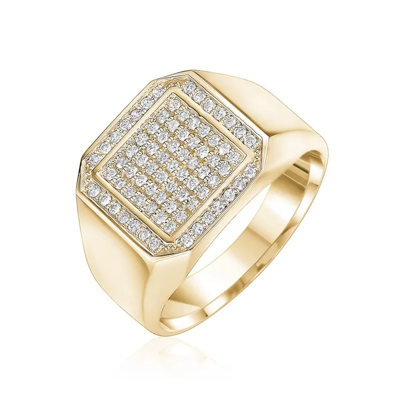 Solid 925 Sterling Silver Ring Fully Set with Moissanite Festive Gift Ideal for Any Occasion