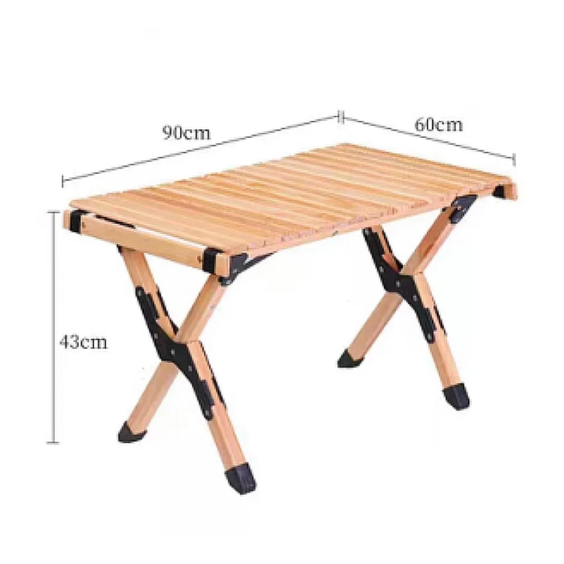 

Picnic Folding Table Portable Table Outdoor Use Chicken Roll Table