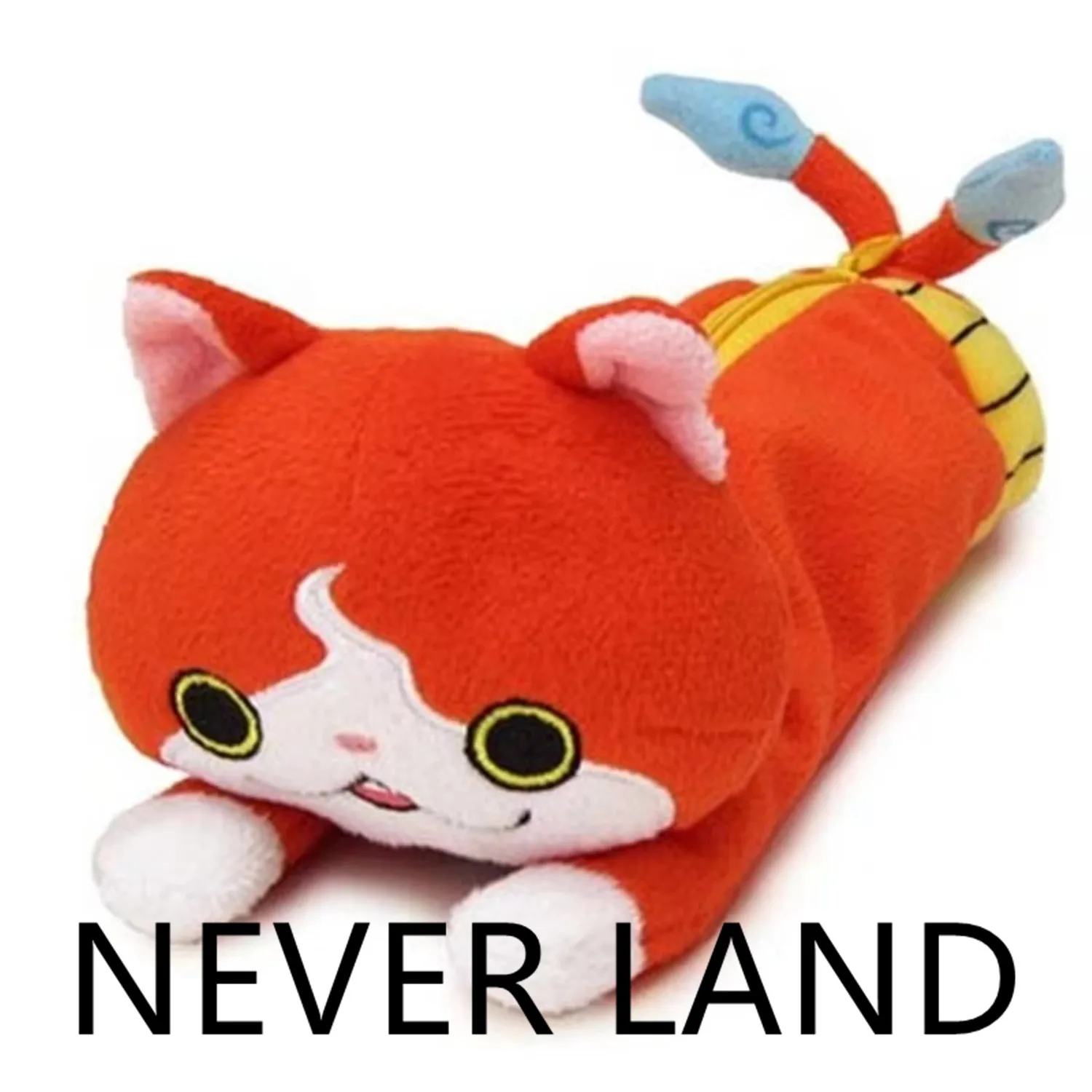 Yo-kai reloj de peluche de Anime para niñas y niños, bolsas de lápices de peluche, estuche para bolígrafos, nuevo