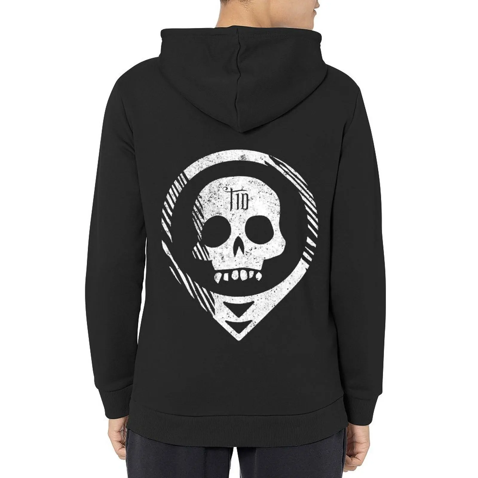 

Diabetes Dexcom Skull Double Down Arrow Type 1 Diabetic Hypo Hoodie autumn hoodies and sweatshirts new