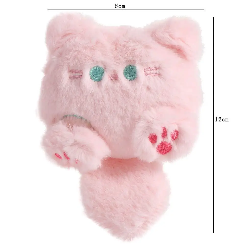 Pluszowa Broszka Kawa Kot Pluszowy Brelok Miękki Wypchany Słodki Kot Pluszowa Lalka Puszysty Kreskówkowy Zwierzak Pluszowy Breloczek Dzieci