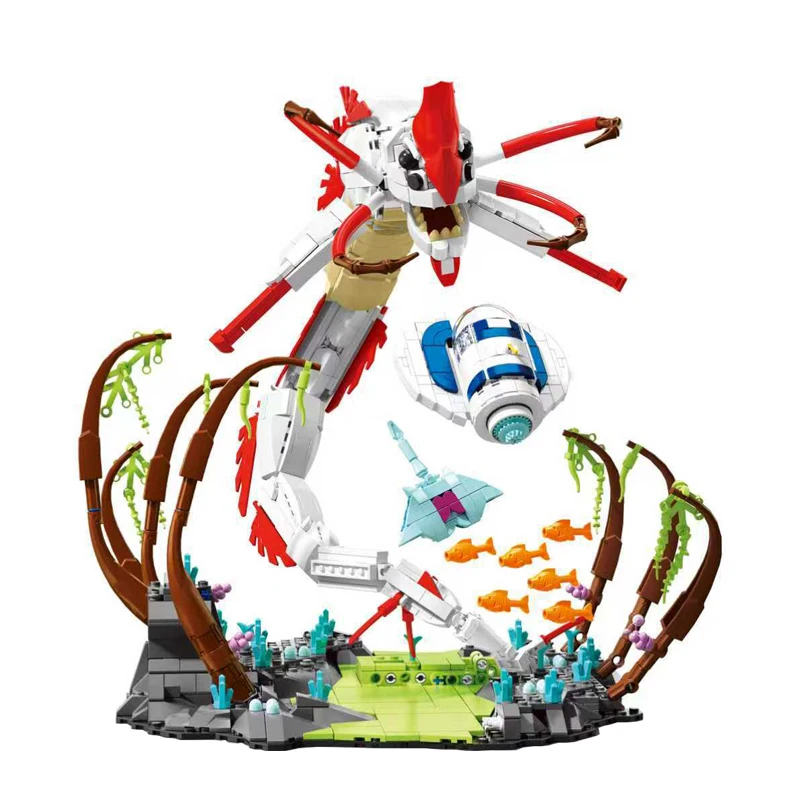 

IN STOCK MOC Technical Underwater World Death Kraken Building Blocks Bricks Assembling Model Toys for Children Birthday Gift Set